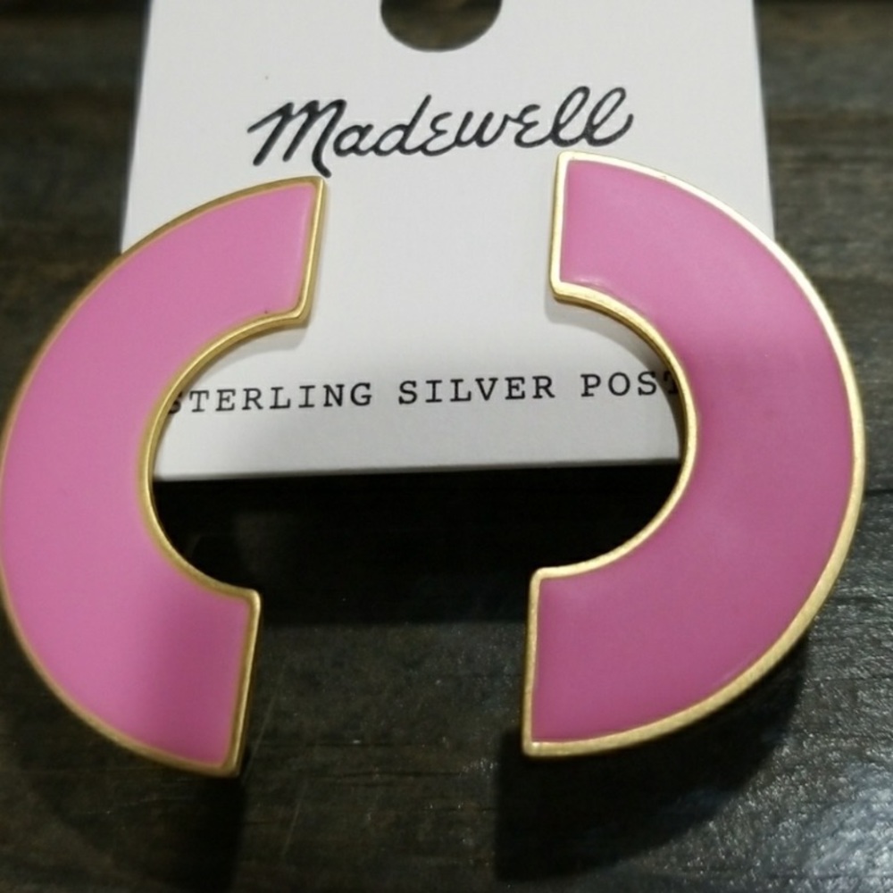 Pink & Gold Earrings - Madewell
